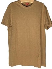 GUESS Los Angeles Men's Textured Geometric Pattern Short Sleeve Crew Neck picture