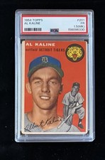 1954 Topps - #201 Al Kaline - PSA 1.5 (MK) - Newly Graded picture