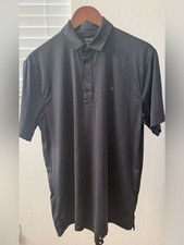 Ariat Tek Fitted Performance Polo Shirt- Char Heather Gray Short Sleeve picture
