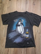 Vintage Budweiser Bud Ice Dooby Dooby Doo Penguin Shirt M medium picture