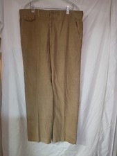 Men's Corduroy Tan Slacks By Haggar (E/V5) G picture