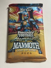 2026 Wild Card Football Atompunk Mammoth Guaranteed 1/1 Sealed Pack Oversized picture