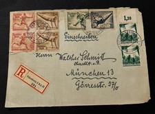Travelstamps: 1930’s Germany Postal History Registered Cover to Munich-Olympics picture