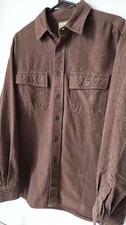 Vintage LL Bean Chamois  Workshirt Brown Earth Tone Workwear Outdoor Medium M picture