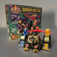 Vintage 1994 Bandai Power Rangers Thunderzord Assault Team #2262 w/ Box & Manual picture