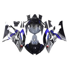 Full Bodywork Fairing Kit For Yamaha YZF R6 2008-2016 Fairings Shark Silver Blue picture