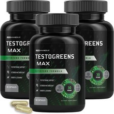 TestoGreens Max Men's Greens Supplement, Hormone Support picture