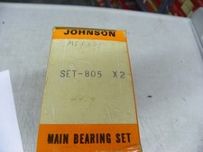 Johnson SET-805 X2 Main Bearing Set 1965-1967 Cadillac 429 V8 .002 NORS picture