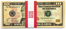 NEW  SERIES 2017A $10 Uncirculated TEN Dollar Bills  Sequential Notes  LOT of 50 picture
