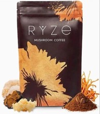Organic RYZE Mushroom Coffee 1 Pack 30 Servings Instant New picture
