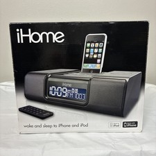 iHome iP9 iPod Dock Clock Radio Stereo Speaker System w/ Remote - BRAND NEW NIB picture