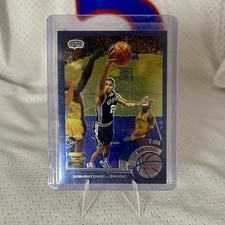 2002-03 Topps Chrome Tim Duncan #78 with Kobe Bryant & Shaq picture
