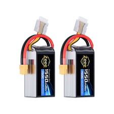 2xZeee 4S Lipo Battery 1550mAh 14.8V 150C XT60 for RC FPV Quadcopter Drone Plane picture