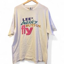 Vintage 90s Lee button fly tee picture