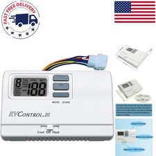 Durable Water-Resistant Wall Thermostat for RVs - Comfort and Style Combined picture