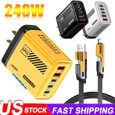 240W Fast Charging USB Type C US Wall Charger For Samsung iPhone Android Phone picture