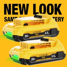 2~1Pack 20V DCB201 For Dewalt 20 Volt Max Lithium Battery DCB203 DCB206 DCB205-2 picture