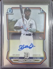 2026 Bowman Chrome Randy Santana Auto 1st Bowman Prospect #CPA-RS Detroit Tigers picture