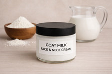 Handmade Goat Milk Face & Neck Cream | Hydrating Natural Facial Moisturizer picture