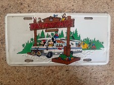 Walt Disney World ￼Fort Wilderness Resort License Plate Vtg 1997  Metal picture