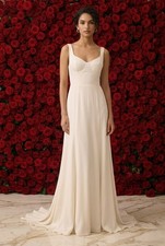 NWT Reformation Lecce Maxi in Ivory Full Length Tank Dress 6 $428 picture