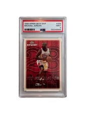 Michael Jordan Chicago Bulls 1999-00 Upper Deck MVP - MJ Exclusives #206 PSA 9 picture