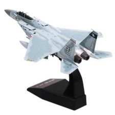 1:100 F-15 Fighter Metal Military Airplane Model Collection With Display Stand picture