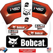Fits Bobcat T450 Main Decals Skid Steer Stickers -  - 3M Vinyl picture