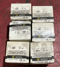 NEW LOT OF 6 SQUARE D ILLUMINATWD PUSH BUTTON W/ GUARD CLASS 9001 / TYPE TP-41 picture