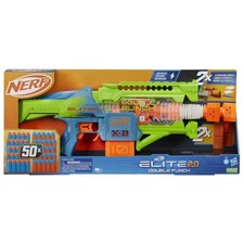 BRAND NEW IN BOX Nerf Elite 2.0 Double Punch Motorized Blaster with 50 Darts picture