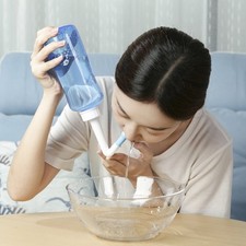 Nasal Irrigator Bottle Sinus & Allergies Relief Pressure Rinse Neti Pot Trimmer picture