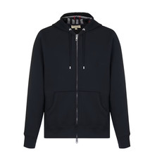 Burberry Clarendon Check Hood Zip Up Hoodie Navy 4024917 Size XS picture