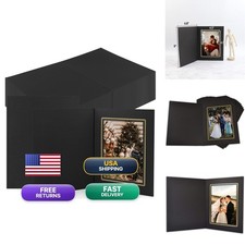 Golden State Art, Pack 50, 5x7 Paper Photo Folders, Cardboard Picture Frames picture