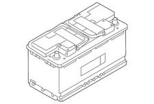 Genuine Land-Rover Vehicle Battery LR104511 picture