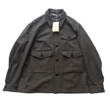 PHIGVEL MAKERS Gun Club Check Wool Cashmere Jacket Tag NWT Size 3 L Rare picture