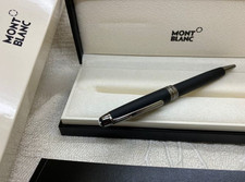 SALE 2026 Montblanc Meisterstuck Classique Matte Black Silver Ballpoint Pen NIB picture