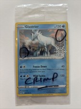 Swirl ERROR Crimp Sealed Holo Glastrier 051/196 Pokemon Lost Origin variant picture