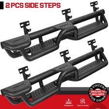 Drop 4Step Bar FIT 09-18 Dodge Ram 1500 Crew Cab Classic BLK BXKQ Running Boards picture