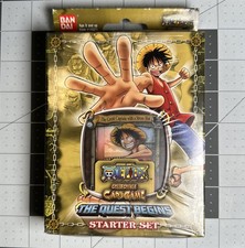 2005 BANDAI VINTAGE ONE PIECE - THE QUEST BEGINS STARTER SET SEALED ENGLISH RARE picture