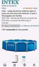 Intex 28211EP 12ft x 30in Round Metal Frame Pool Set w/ 530 GPH Pump picture