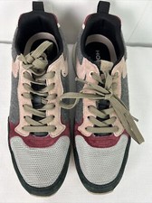 THE HOFF SEOUL WOMEN'S TENNIS SHOE IN SUEDE/ FABRIC WITH REMOVABLE FOOTBED GR 8 picture