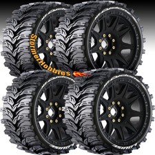 4 Louise MT-Cyclone Speed 1/8 Monster Truck Belted Tires EMaxx Outcast LT3356SB picture
