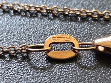 Effy estate new solid 14k rose gold chain necklace adjustable 16in, 18in 1.64g picture