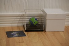 2022 Barbados $5 Blue Marble Green Planet Earth 3 oz Spherical Silver Coin picture