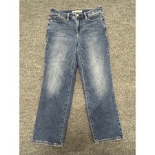 Athleta Jeans Womens Size 8 Blue Straight Leg Stretch Medium Wash Denim Casual picture