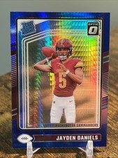 2024 Jayden Daniels Optic #248 Blue Hyper RC Commanders picture