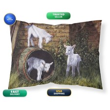 Caroline's Treasures BDBA0232PILLOWCASE Goats By Daphne Baxter Fabric Standard picture