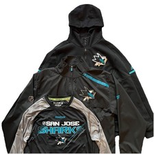 NHL San José Sharks Tops Bundles Small- Long Sleeve, Zip Up, Hooded Sweatshirt picture