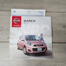 AuthenticWear Japan Nissan March Factory Sales Booklet picture