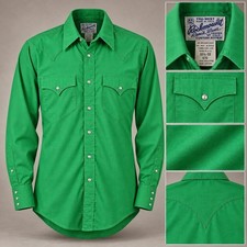 Rockmount Ranch Wear Vintage 70s Western Shirt Men 15.5 Pearl Snap custom fitted picture